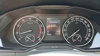 View of instrument panel