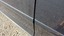 Traces of impact on door edge front left