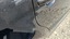 Traces of impact on door edge back right