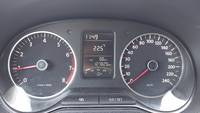 View of instrument panel