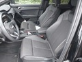 View of front seats