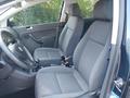 View of front seats