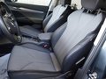 View of front seats