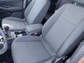 View of front seats