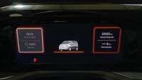 View of instrument panel