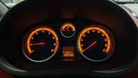 View of instrument panel