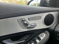 View of control buttons for electric seat adjustment