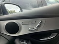 View of control buttons for electric seat adjustment