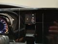 View of centre console
