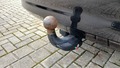 View of trailer tow-bar hitch