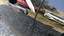 Traces of impact on door edge front left
