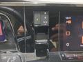 View of centre console