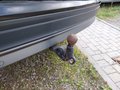 View of trailer tow-bar hitch