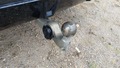 View of trailer tow-bar hitch