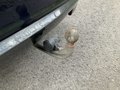 View of trailer tow-bar hitch