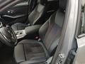 View of front seats