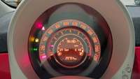 View of instrument panel