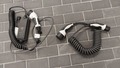 View of fittings for electric vehicle