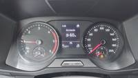 View of instrument panel