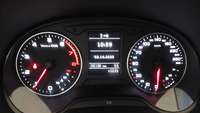 View of instrument panel