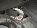 View of trailer tow-bar hitch