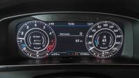 View of instrument panel