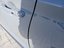 Traces of impact on door edge front left