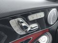 View of control buttons for electric seat adjustment