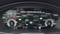 View of instrument panel