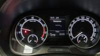 View of instrument panel