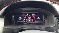 View of instrument panel