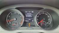 View of instrument panel