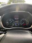 View of instrument panel