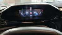 View of instrument panel