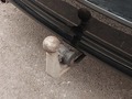 View of trailer tow-bar hitch