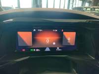 View of instrument panel