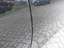 Traces of impact on door edge front right