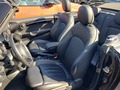 View of front seats