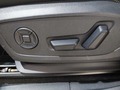 View of control buttons for electric seat adjustment