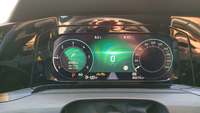 View of instrument panel