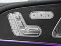 View of control buttons for electric seat adjustment
