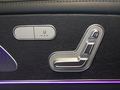 View of control buttons for electric rear seat adjustment