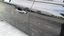 Traces of impact on door edge front left
