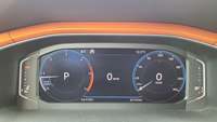 View of instrument panel