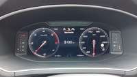 View of instrument panel
