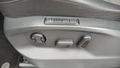 View of control buttons for electric seat adjustment
