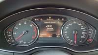 View of instrument panel