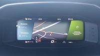 View of instrument panel