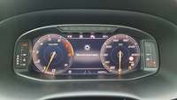 View of instrument panel