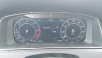 View of instrument panel